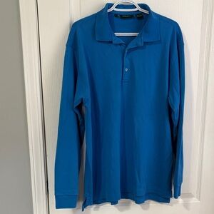 Bobby Jones Men's Vibrant Blue Long Sleeve Polo